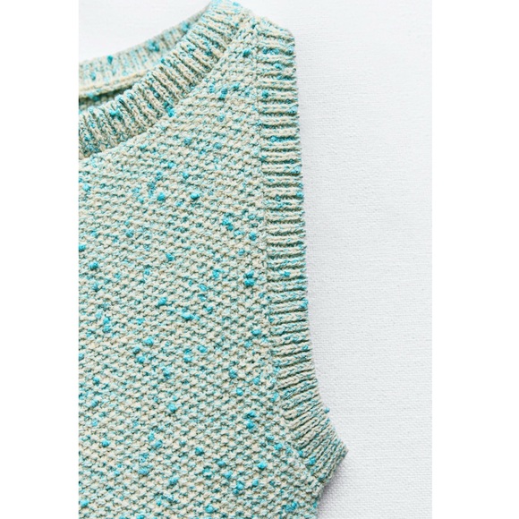 Zara KNIT MINI DRESS - Picture 3 of 5